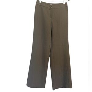 Armani Collezioni EUC size 6 wool olive green Flare Trousers